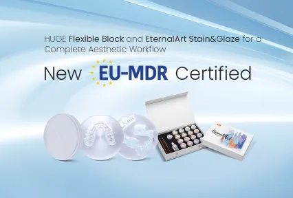 Flexible Block および EternalArt Stain&Glaze が CE（MDR）認証を取得しました！